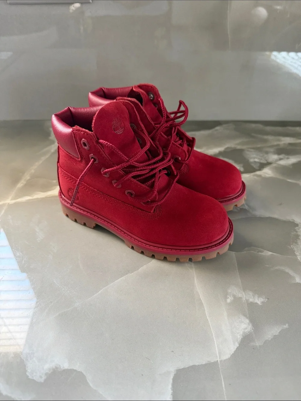 Timberland red boots